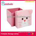 Folding Storage Pouffe Foot Stool Seat Ottoman Toy Chest Box Small Cardboard Boxes with Lids